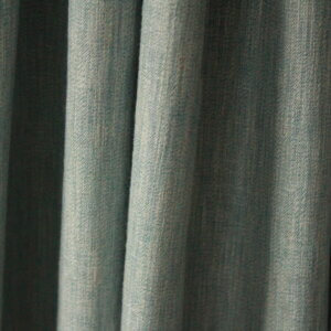 set van blauwe Zen Weave gordijnen, perfect voor een stijlvol en milieuvriendelijk interieur.