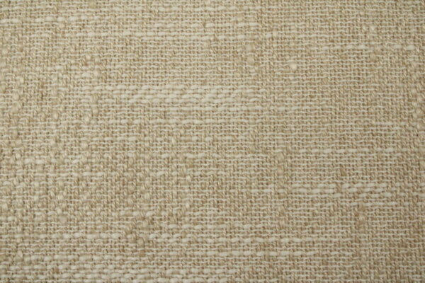 Detail van het creme/witte Chateau Mix gordijn, toont de zachte schakeringen en luxe, gemengde textuur.