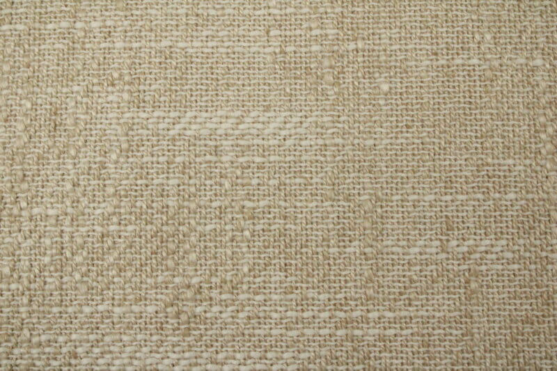 Detail van Chateau Mix gordijnstof in crème/wit – JC2439, luxe mix van polyester, viscose en linnen, aangeboden door Okika.